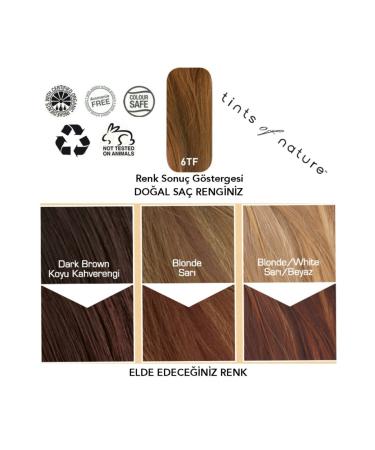 Tints Of Nature 6tf Dark Caramel Blonde Organic Hair Dye - Buy Online on GoSupps.com