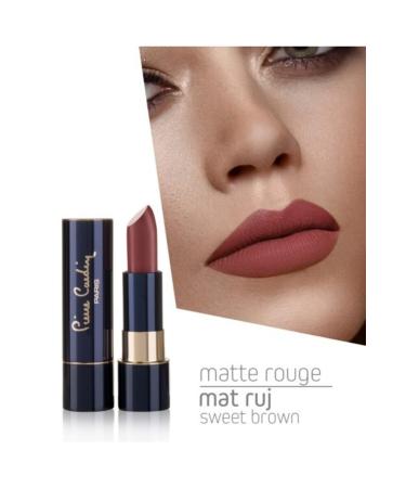 Pierre Cardin Matte Rouge Matte Lipstick - Tempting Violet - Buy Online on GoSupps.com