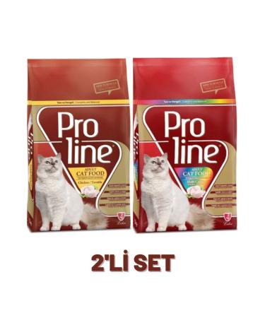 Proline Set of 2 (chicken + colored) 1.5kg
