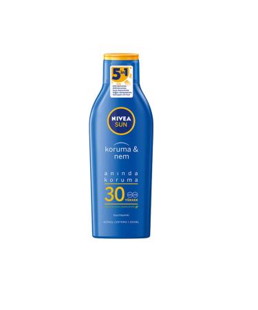 NIVEA Ko ak Cosmetics Sun Protection & Moisture Sun Lotion 30gkf 200 Ml..