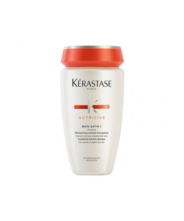 Kerastase Hayal K rastase Nutritive Bain Satin 1 Nourishing Shampoo for Hair Tendency to Dry**250ml.