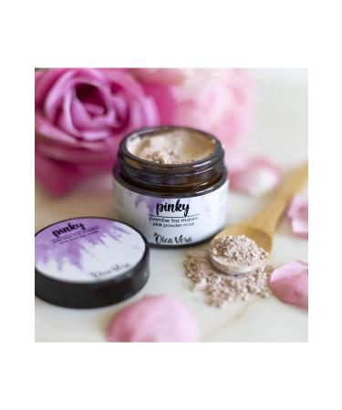 Olea Vera Pinky Pink Powder Mask Natural Clay Mask Dry & Sensitive Skin - Buy Online on GoSupps.com