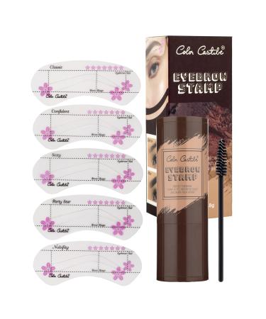 Tikatti Color Castle Brow Stamper Brow Powder Dark Brown - Buy Online on GoSupps.com