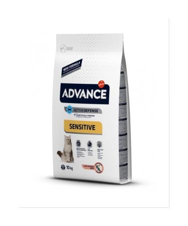 Advance Sensitive Adult Cat Food with Salmon 10 Kg
