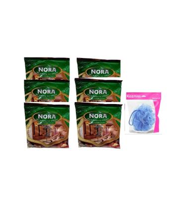 Nora Hair Removal Powder 200gr 6 Pieces And Fiber
