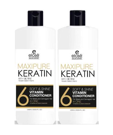 Elose Keratin Hair Care Cream 1000 Ml - 2 Pieces