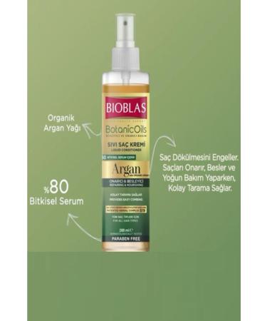 Bioblas Argan Liquid Hair Conditioner 200 Ml & Argan Hair Care Conditioner 250 Ml - Buy Online on GoSupps.com