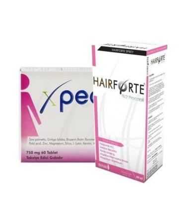 Hairforte Spray Women 60 Ml +xpecia Women 60 Tablets Hair Care Package