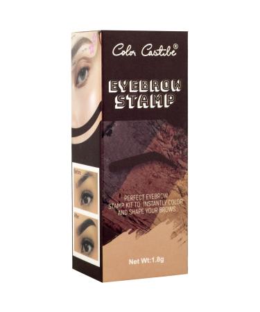 Tikatti Color Castle Brow Stamper Brow Powder Dark Brown - Buy Online on GoSupps.com
