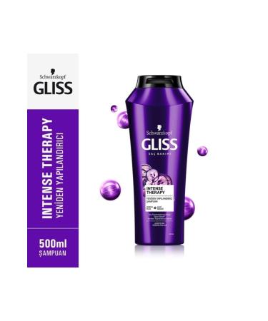 Gliss Schwarzkopf Intense Therapy Hair Care Shampoo for Damaged Hair 500 Ml