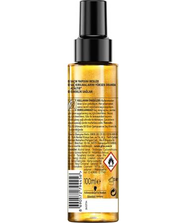 Gliss Schwarzkopf Gliss Ultimate Oil Elixir Nourishing Care Serum 100 Ml - Buy Online on GoSupps.com