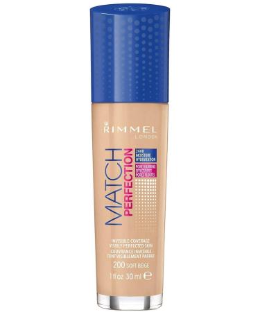 Rimmel London Match Perfection Foundation 200 Soft Beige