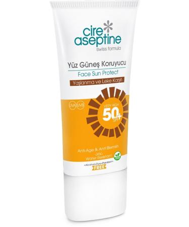 Cire Aseptine Face Sunscreen Anti-Aging and Anti-Spot 50 Spf 50 Ml