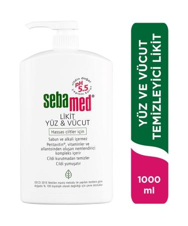 Sebamed Face and Body Cleanser Liquid 1000 Ml
