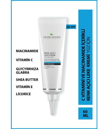 Herbaderm Lightening Blemish Cream for Face (30 SPF) 55 ml X3