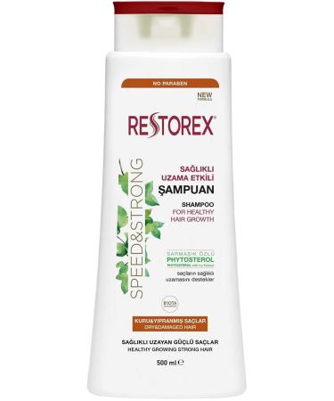 Restorex Shampoo Healthy Growth Effect (Dry and Damaged Hair) 500 Ml