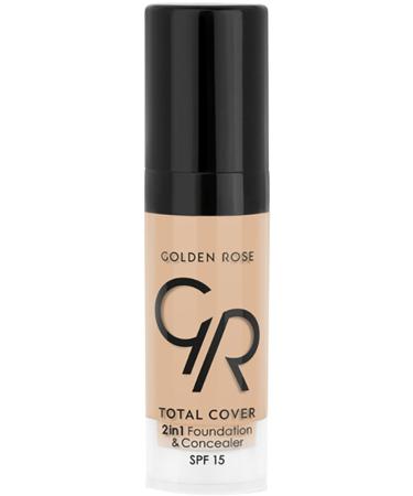 Golden Rose Total Cover 2in1 Mini Foundation and Concealer No: 05 - Buy Online on GoSupps.com
