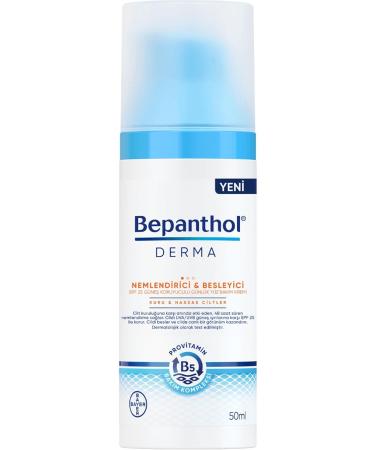 Bepanthol Derma Face Care Cream Moisturizing and Nourishing Spf 25 50 Ml