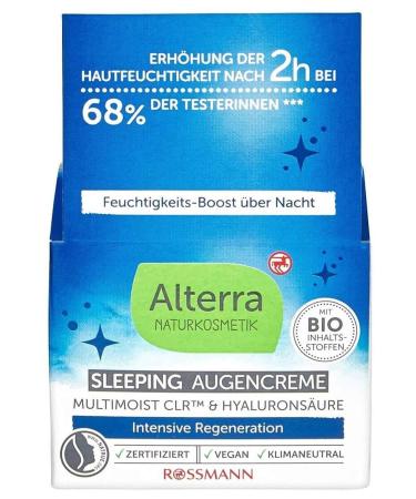 Alterra Brand: Sleeping Night Care Eye Cream 15 Ml Category: Face Cream