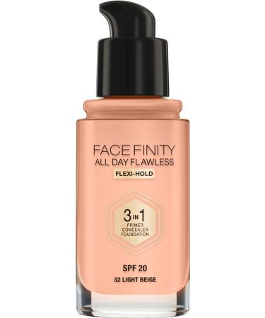Max Factor Facefinity 3in1 Foundation No:32 Light Beige - Buy Online on GoSupps.com