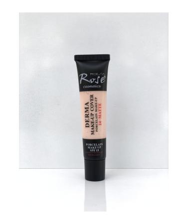 Roesia Rose Cosmetics Rose Derma Professional Matte Foundation & Make-up Cover Porcelain Foundation 40 Ml