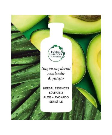Herbal Essences Brand: Sulfate-Free Shampoo Aloe & Avocado 380 Ml Category: Shampoo - Buy Online on GoSupps.com