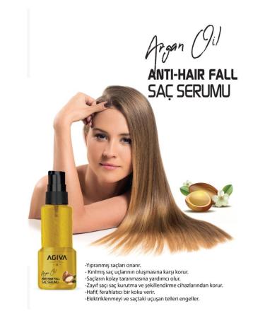Agiva Argan Oil Strengthening Hair Serum 100ml - Buy Online on GoSupps.com