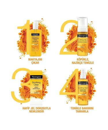 Neutrogena Soothing Clear Turmeric Cleansing Foam - Buy Online on GoSupps.com