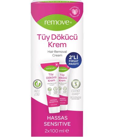 remove Sensitive Hair Removal Cream 2 Pieces 100 ml