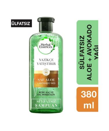 Herbal Essences Brand: Sulfate-Free Shampoo Aloe & Avocado 380 Ml Category: Shampoo - Buy Online on GoSupps.com