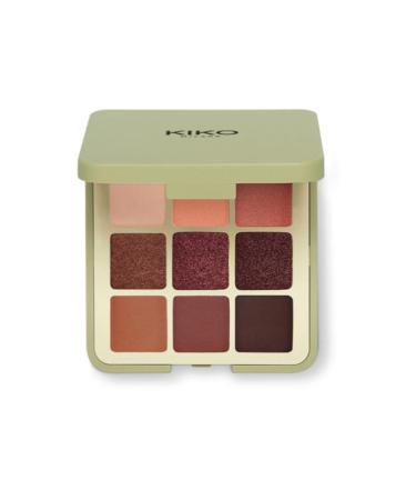 KIKO 9'lu Far Paleti - New Green Me Eyeshadow Palette 102 Feisty Saffron