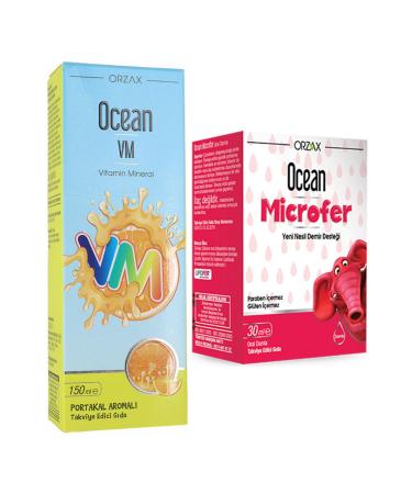 Ocean Vitamin Mineral Syrup 150ml + Microfer Oral Drops 30 Ml