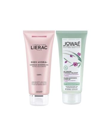 Lierac Body-hydra Gommage Micropeeling 200 Ml + Jowae Shower Gel Gift