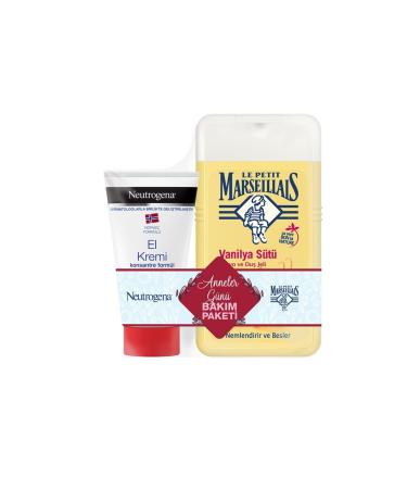 Arzum Le Petit Marseillais Vanilla Shower Gel 250 Ml + Neutrogena Hand Cream 75 Ml