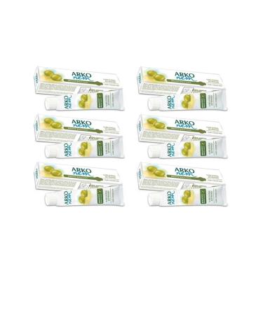 Arko 6 Pieces Natural Olive Oil Hand and Body Care Cream 20ml