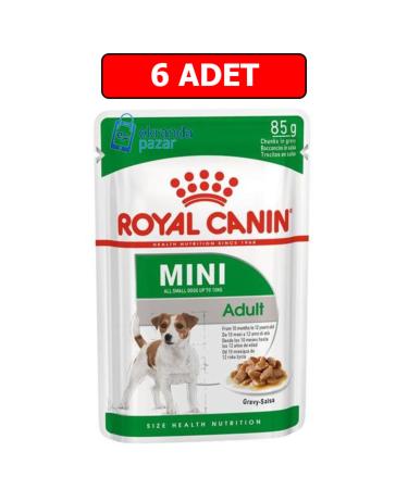 Royal Canin Mini Adult 85gr Canned Sauce Dog Food 6 Pouch