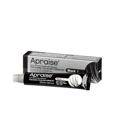 Apraise Eyebrow Eyelash Dye 1 Black 20 ml