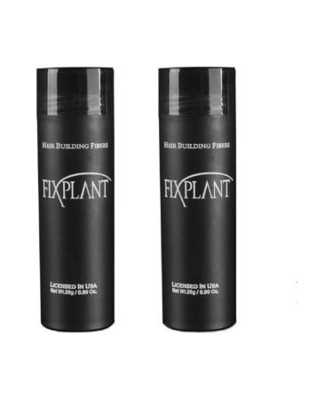 FIXPLANT 2 Bottles 56 gr Hair Powder Fiber - Light Brown