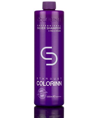 Colorinn Stardust Professional Silver Purple Shampoo 1000 ml - Buy Online on GoSupps.com