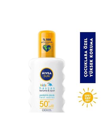 NIVEA Sun Kids Sensitive Protection & Play Sun Spray Gkf50+ 200 Ml
