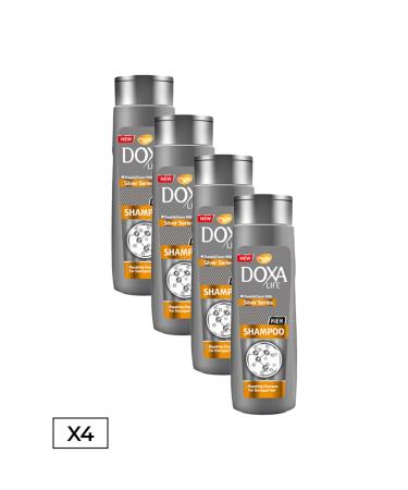 Doxa Life Silver Series Men's Shampoo for Damaged and Damaged Hair 600 ml 4 Shampoos
