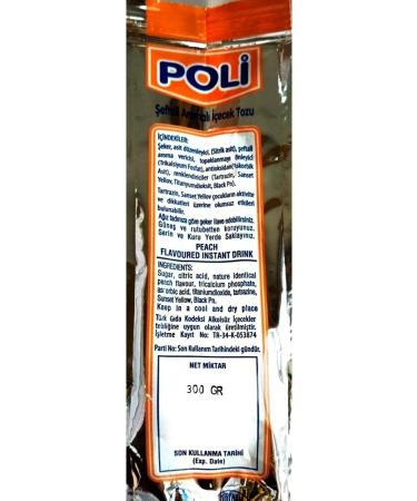 Poly Peach Flavored Drink Powder 3 Pieces X 300 Grams - Buy Online on GoSupps.com
