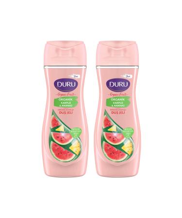 Duru Organic Fruits Watermelon & Pineapple Shower Gel 2x450ml
