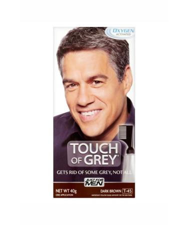 Just For Men Touch Of Grey Dark Brown Hair Dye T-45