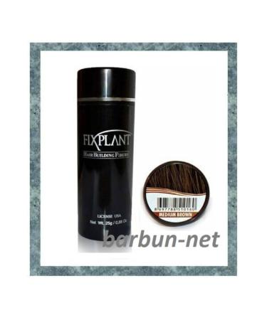 FIXPLANT 1 Bottle 28 gr Hair Powder Fiber - Medium Brown - Buy Online on GoSupps.com