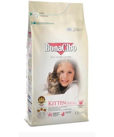 BonaCibo Kitten Kitten Food with Chicken Anchovy and Rice 1.5 kg