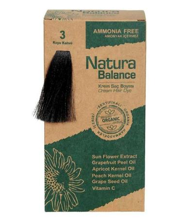 NATURABALANCE Natura Balance Dark Brown Cream Hair Dye