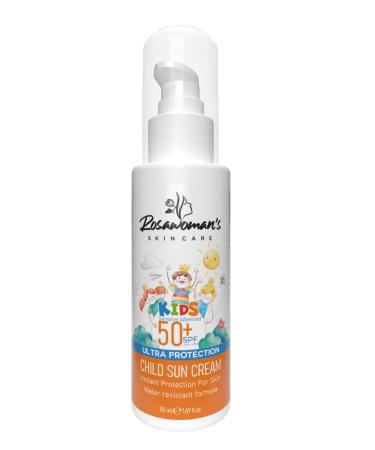 Rosawomans Children's Sun Cream 50ml +50 Spf 2 Pieces