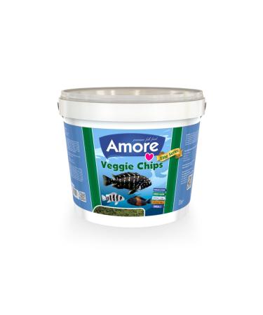 AMORE Veggie Pro Chips 2400g Green Algae Aquarium Fish Food