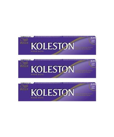 Wella Tube Paint 50 ml - 7.77 Sparkling Brown 3 Pieces